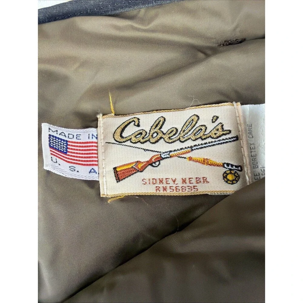 Vtg Cabela's Realtree Camo Pants Mens 36 Goretex Thinsulate Insulated USA-Rare